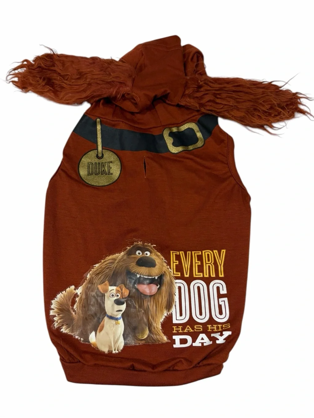 'Duke' Brown Dog Secret Lives of Pets Hoodie Costume